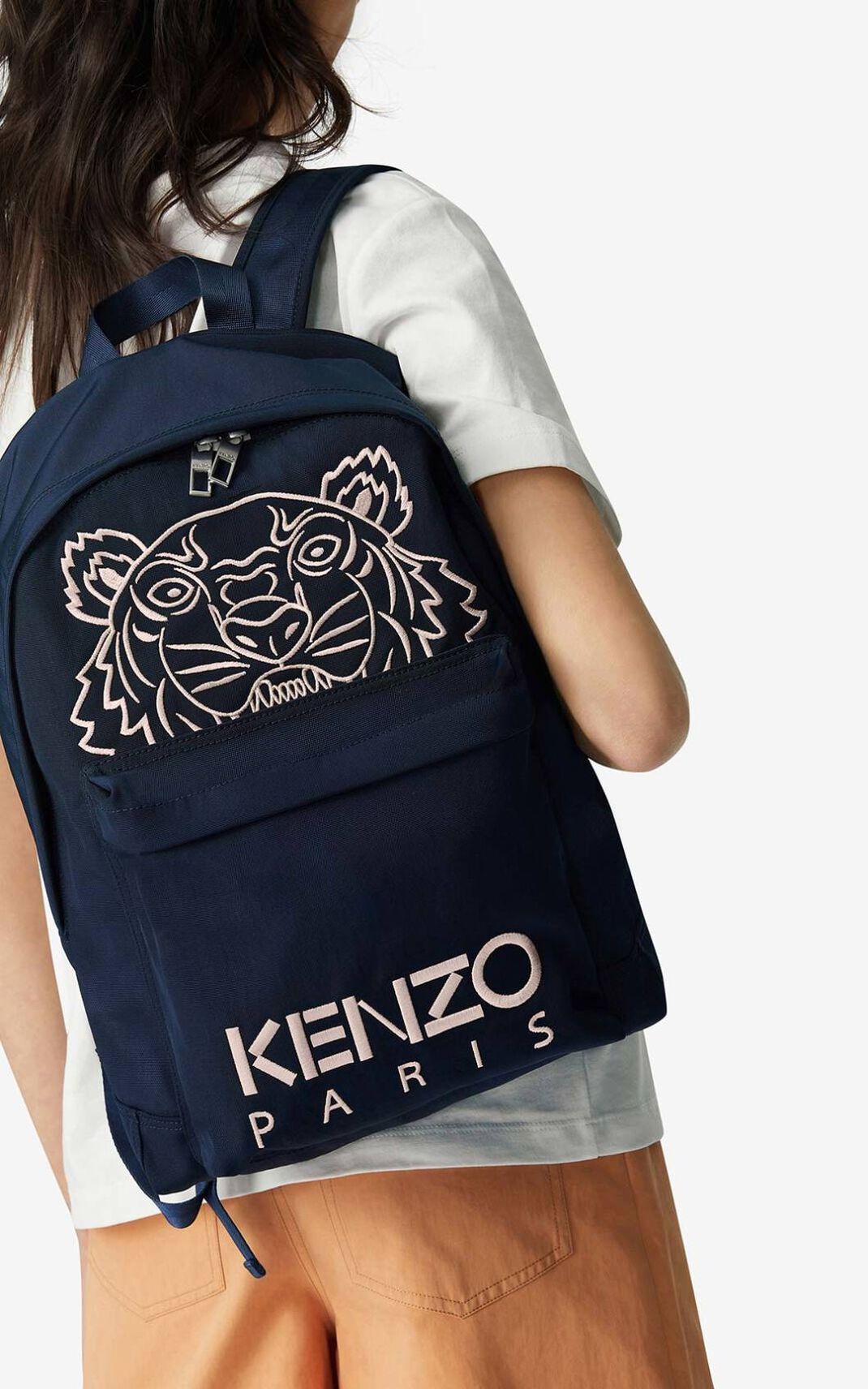 Kenzo Kampus Tiger Sırt Çantası Bayan Mavi | 7315-NFBCH